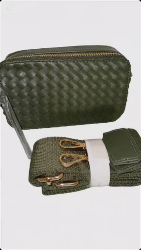 Sac à bandoulière tressé